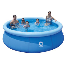 10ft Inflatable Swimming Pool Above Ground Round Backyard Pool for Families Adults Kids