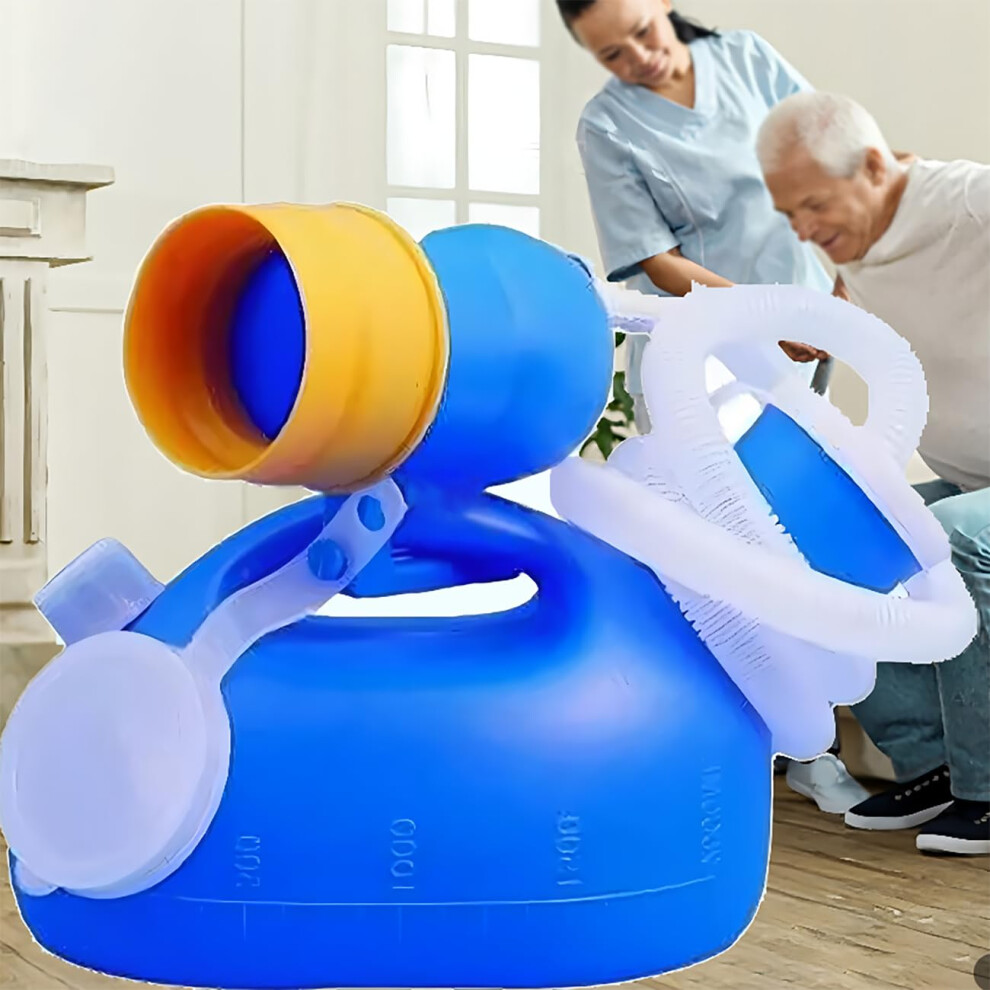 Male Urinal Bottle 2000Ml With Hose, Leak Proof Portable Pee Bottle For Men Travel Camping Use 9330225786627