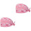 2Pièces Chapeau Infirmière Rose Coton Ajustable Motif Ours Respirant 2