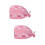 2Pièces Chapeau Infirmière Rose Coton Ajustable Motif Ours Respirant 6