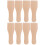 8Pièces Spatules Bois Khaki Pour Barbecue 4