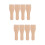 8Pièces Spatules Bois Khaki Pour Barbecue 6