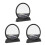3Pcs Black 3D Quicksand Art Painting for Home Decor Table Ornament 7