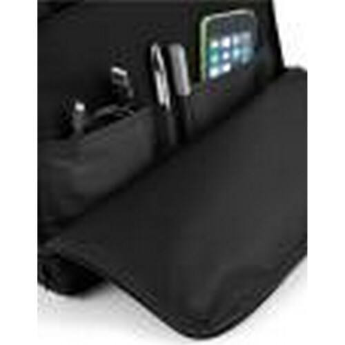 BagBase (One Size, Black) Bagbase Roll Top Twin Handle Backpack 1