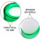 6Pcs Assorted Color Finger Moistener Sponge for Bank and Office Use 4