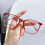 Blue Light Reading Glasses +3.00 Wine Red, Spring Hinge Computer Readers for Men and Women 1