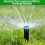 10 Pieces Variable Arc Nozzle, Sprinkler Heads Replacement Adjustable 0 - 360 Full Circle Pattern Sprays Nozzle 4
