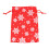 Christmas snowflake linen gift bag bundle 2