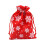 Christmas snowflake linen gift bag bundle 3