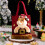 Bolsa de Natal para Boneca com Papai Noel, Boneco de Neve, Rena e Urso (1 peça) 5