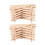 24 Pack  Wood Display Easel Wood Easels Set For Paintings  Small Acrylics Oil Projects 1
