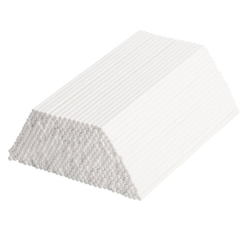 500 Bâtonnets de Sucette en Papier Blanc de 15 cm pour Cake Pops, Chocolats et  Encore