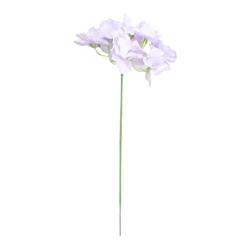 Flori de mătase de hortensie albă cu tulpini – Pachet de 7 1
