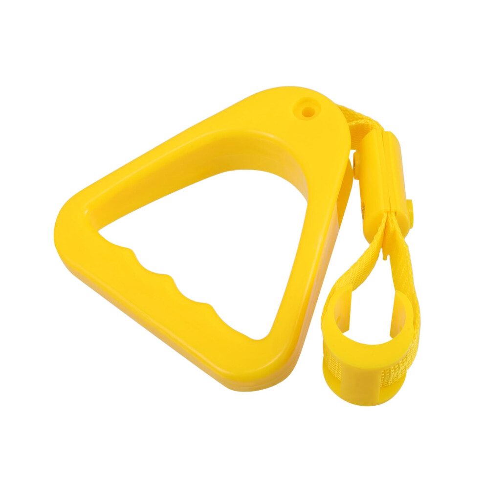 Yellow Car Assist Grab Handle For Seniors With Ergonomic Nonslip Grip Compact Mobility Aid For Vehicles
