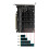 2X PCIEX16 NVME M2 MKEY SSD  Array Expansion Adapter Card Moderkort PCIE Split Card 2