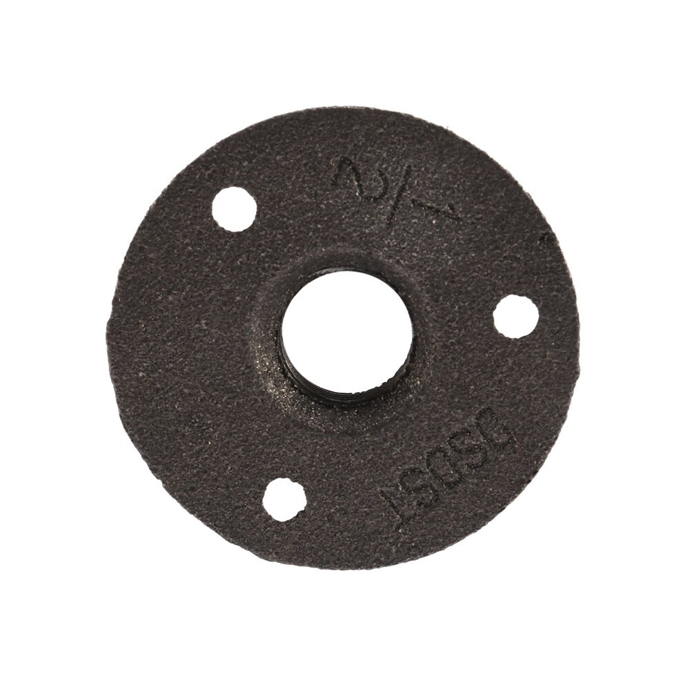 10Pcs 1/2 Inch Black Cast Iron Pipe Fittings Floor Flange Bsp Threaded 6032043569828
