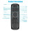 2X  5.0  Keyboard G7BTS Gyroscope Backlit IR Learning Air Mouse Remote Control for  TV Box Laptop 2