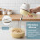Handmixer, 3-Speed Handheld Cordless Cute Electric Whisk with 2 , Detachable Automatic Egg Beater 3