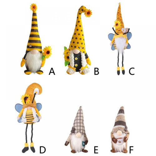 Set de decorațiuni de pluș Bumble Bee Gnome 2