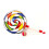 Orff Instruments 12Pack Lollipop Drums 6Inch Dance Props Percussion Instruments Hand Drum Preschool Education Toys 6