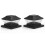 Solar Post Cap Lights Outdoor - 2 Pack 2 Modes Solar Deck Fence Lights, IP65 Waterproof Solar Powered Light Posts Black 1