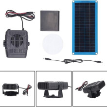 12V 30W Painel Solar Alimentado Aquecedor Elétrico de Inverno Secagem e Aquecimento Ventilador de Aquecimento Aquecedor de Carro Aquecedor para