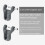 Maglink DIY Quick Magnetic Buckle Base with Lanyard for Width Shoulder Strap Wrist Strap Enhanced Secure Attachment 2
