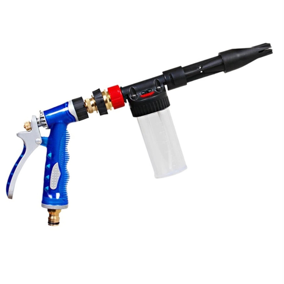 Foam Spray Gun Pressure Water Flow For Car Wash And Garden Hose Nozzle Sprayer, Blue 9330225790655