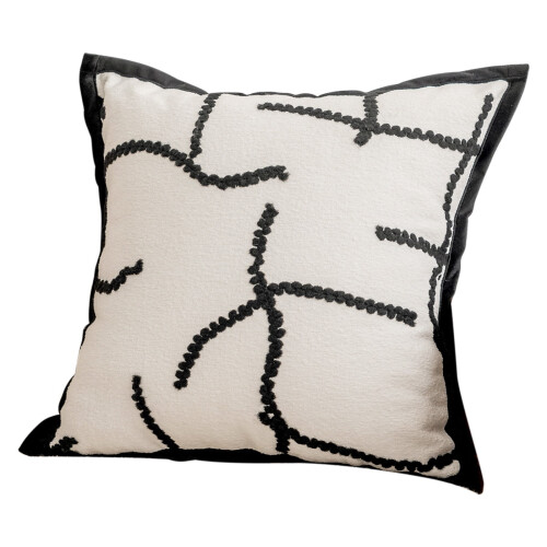 Coussin décoratif en chenille pour canapé, 45 x 45 cm 1