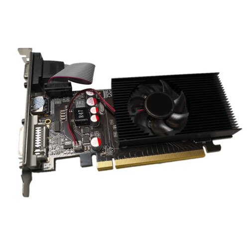 3X Placa de Vídeo GT210 1GB DDR2 64 Bits PCIE 2.0 GPU Compatível com  DVI VGA para Desktop 2