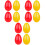 12St Kinder Maracas Speelgoed Kleurrijk Percussie 3