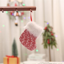 Ensemble de décorations de Noël traditionnelles blanches (12 pièces)