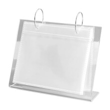 Acrylic Photo Holder Flip-Up Mini Album 34 Pockets