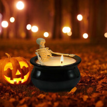 Halloween skeletlys badedekoration udendørs ornamenter