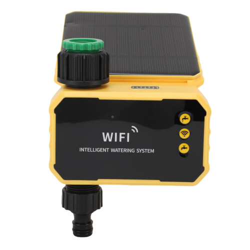 Smart WiFi Water Timer Solar Powered Irrigation Controller with Inlet Filter for Garden 2