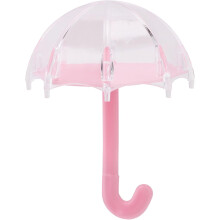 Boîte à bonbons en plastique en forme de parapluie, 12 pièces, rose