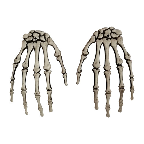 Poaug kerstornament hand skelet paar