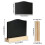 12Pack  Chalkboard Signs, Kitchen Notes Chalk Boards with Stands 10X7.2cm Small Blackboard Message Tabletop Board 7