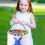 Easter bunny handbag with rabbit ears, green, 1 piece 4
