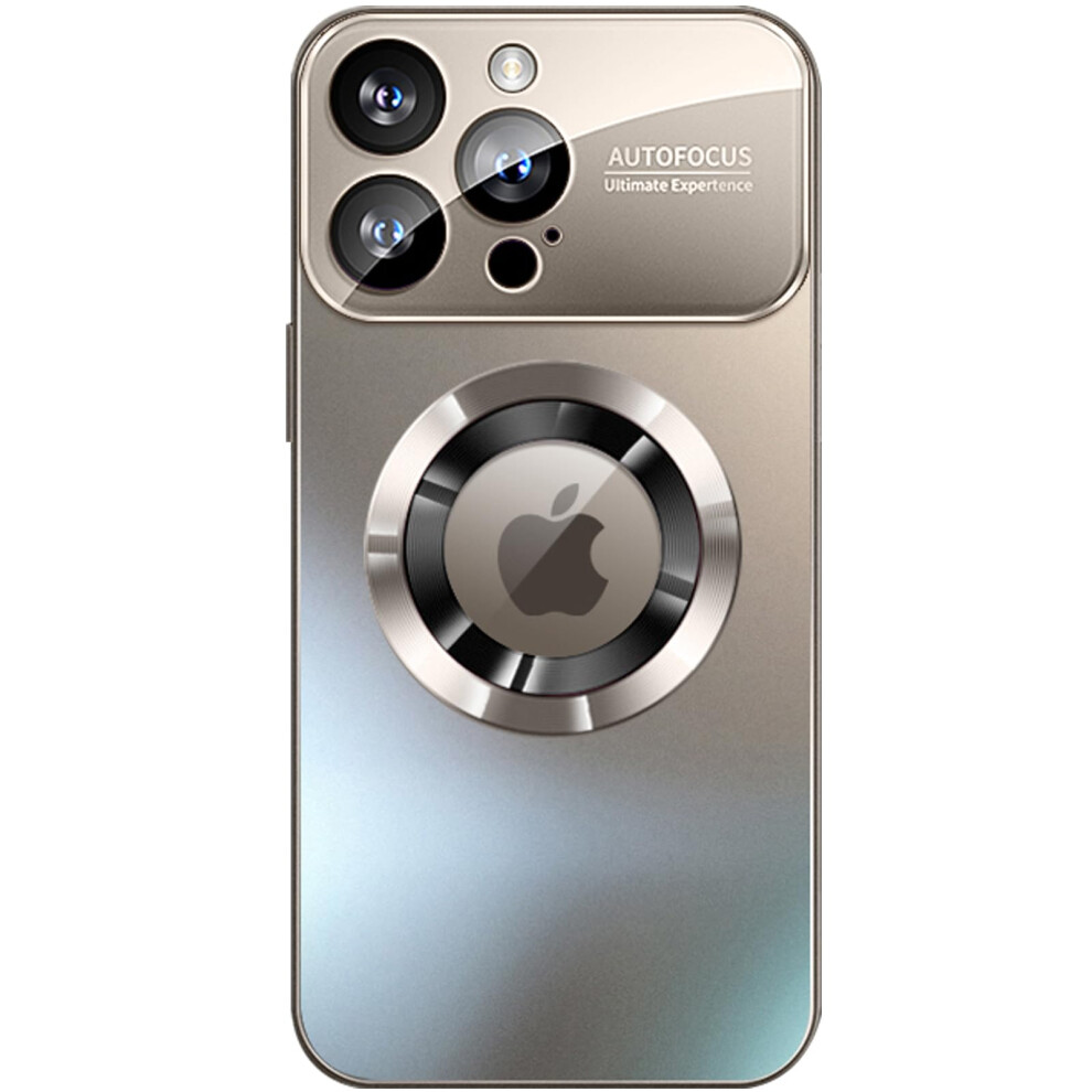 Case With Full Camera Protection, Shockproof Nonyellowing Bumper, For Iphone 15 Pro Max Magsafe Gold 9330225815198