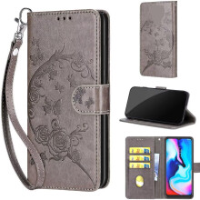 Wallet Case PU Leather Magnetic Flip Cover with Card Holder and Kickstand for Samsung Galaxy S23 Plus