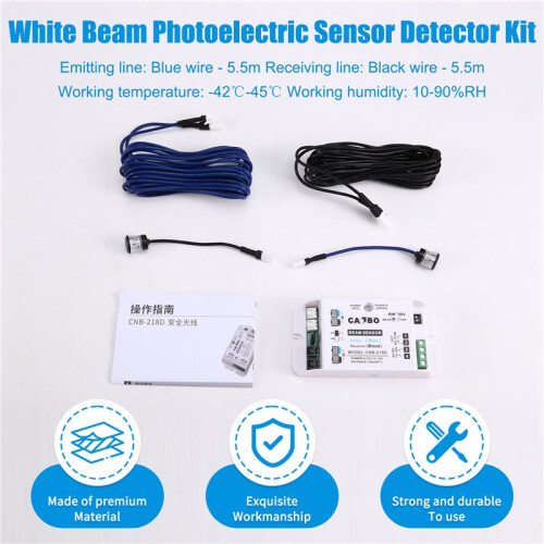 Single White  Photoelectric Sensor Detector  10m/30FT Distance for Auto-Door 1