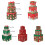 VISALY Plaid Christmas Nesting Boxes with Lids 3 pcs 2