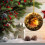 Wooden Christmas Tree Pendant - Round Beige Ornament, 1pc 5