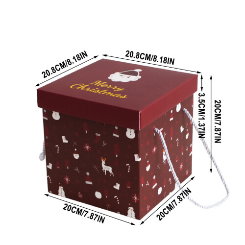 Coffret cadeau de Noël Zeceouar, 2 grands bonbons vides 2