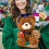 Graduation Bear Stuffed Toy with Cap 12 inches 2