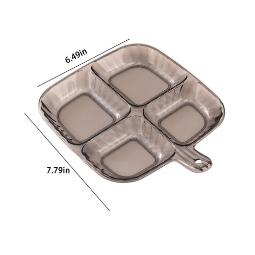 Kitchen compartment plates plastic lightweight reusable 2