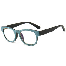 Striped Frame Blue Light Reading Glasses +1.50 Anti Blue Light Readers with Spring Hinge for Computer Use