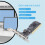 Scheda di Espansione USB 2.0 Scheda di Espansione per Chip PCI a 5 USB 2.0 4