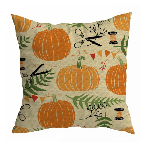 Höstörngott 43x43 cm Pumpa/Solrosmotiv 1